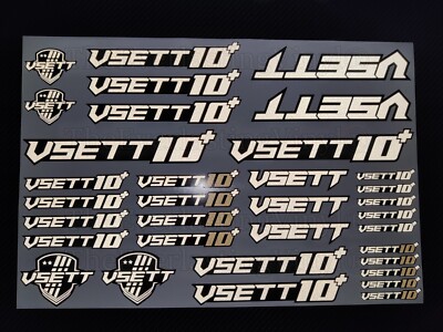 Kit mit vielen reflektierenden Aufklebern für den Elektroroller Vsett 10 10+