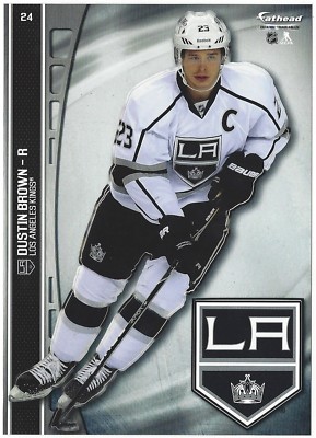 DUSTIN BROWN FATHEAD TRADEABLES LOS ANGELES KINGS REMOVABLE STICKER 2014 #24