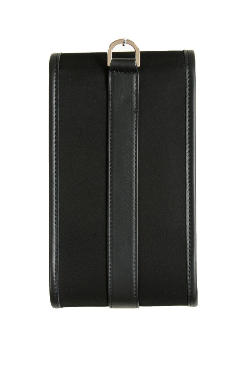 Versace Men's Leather Trimmed Black Mini Shoulder Bag | eBay