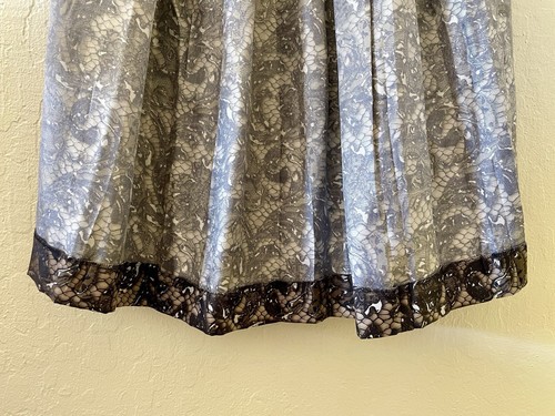 Fall 2008 Prada RTW | Digital Lace-Print Silk Skirt in Brown Twill — Size It. 40 - Picture 11 of 12