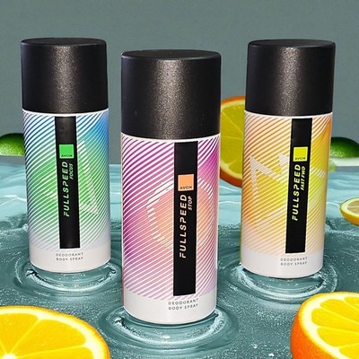 Avon FULL SPEED STOP Herren 3x Körperspray Deodorant Mandarine Testpaket Mix Top