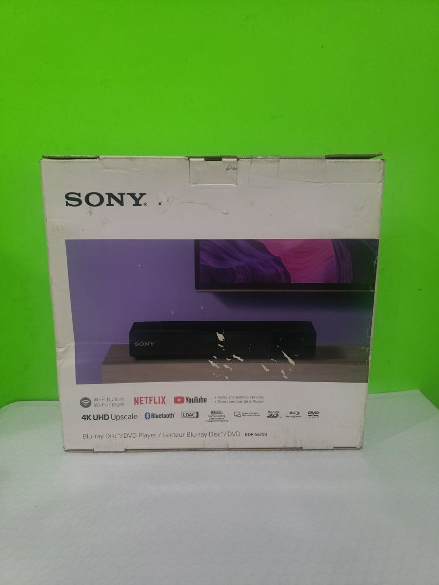 Sony BDP-S6700 4K Upscaling Blu-ray Player - Black for sale online Sony BDP-S6700 4K Upscaling Blu-ray Player - Black for sale online