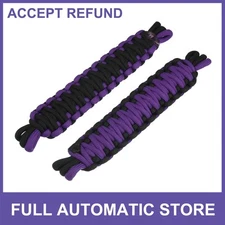 2pcs Nylon Door Limiting Check Strap for Wrangler TJ JL 87-21 Black Purple