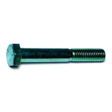 1/2"-13 x 3-1/2" Green Rinsed Zinc Grade 5 Hex Cap Screws (47 pcs.)