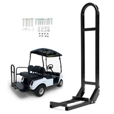 Ecotric Universal Golf Cart Rear Seat Safety Grab Bar Safety Seat Handle Rail