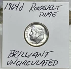 1964 D Roosevelt Dime - BU ! Great Luster - .99 Cents Shipping!