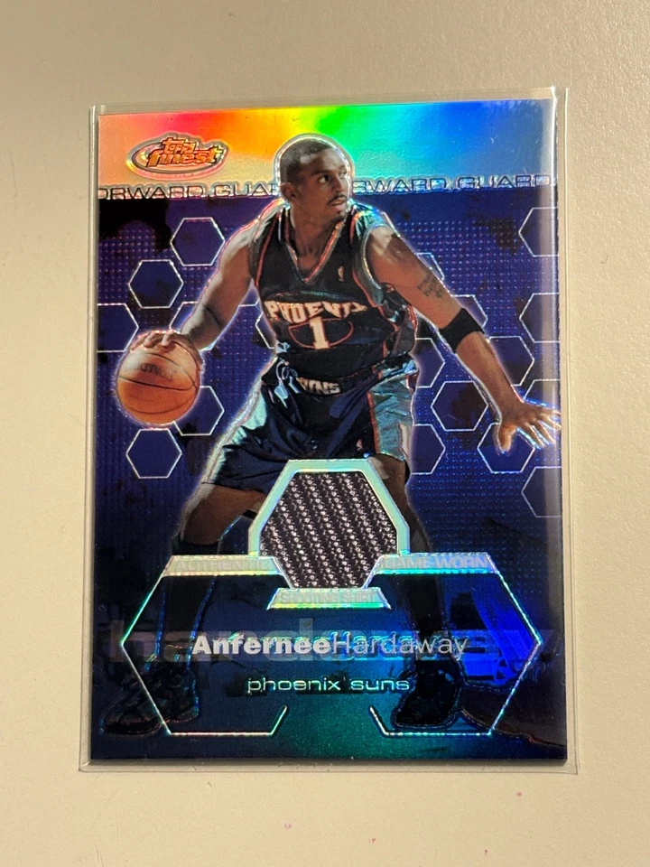 2002-03 Topps Finest ANFERNEE HARDAWAY Game Worn Jersey Refractor #129! #'d/250 - Image 1 of 1