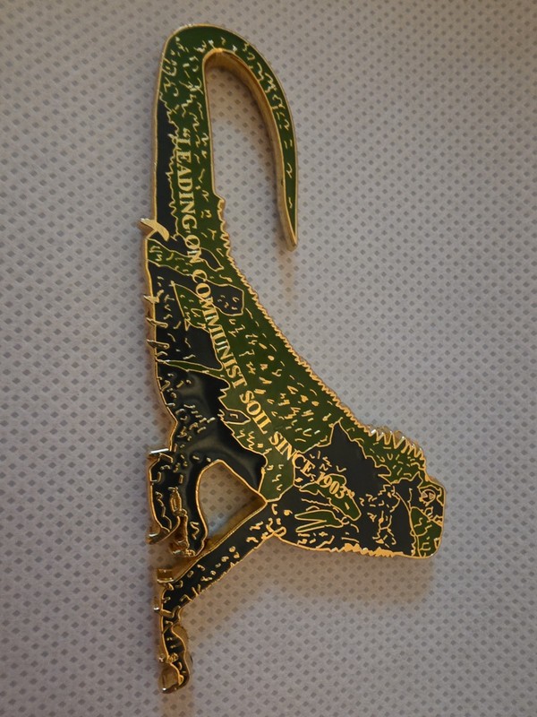 Rare GTMO CPOA Iguana Challenge Coin Bottle Opener #972 US Navy Guantanamo