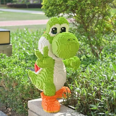 6769PCS Huge Yoshi Dinosaur Pixel Art Building Blocks Large