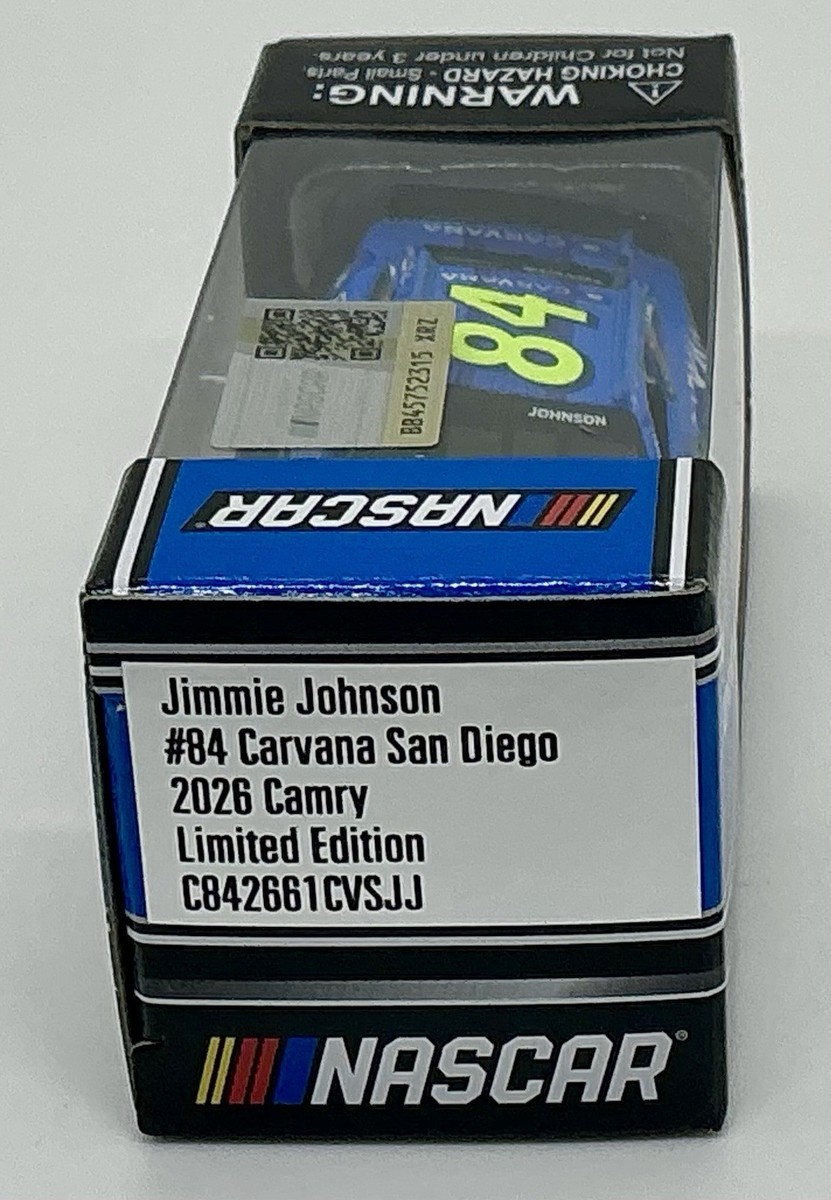 2026 1/64 #84 Jimmie Johnson Carvana San Diego Camry Ltd. Edition