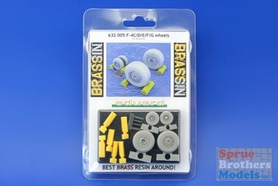 EDU632005 1:32 Eduard Brassin F-4C/D/E/F/G Phantom II Wheels Set (TAM kit)