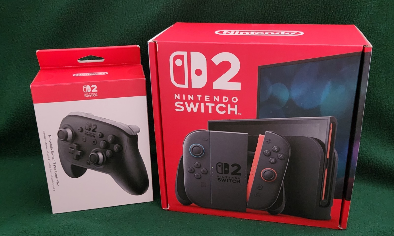 Nintendo Switch 2 Console &plus; Switch 2 Pro Controller- Brand New - Launch Model