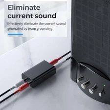 Ground Loop Noise Isolator Hum Eliminator Noise Reducer for Audio Home PC