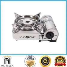 Compact Powerful GASONE Mini Butane Portable Stove for Camping Outdoor Cooking