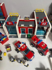 Lego City Police 7744 Fire 7208 7942 & Propeller 7292 Bundle READ