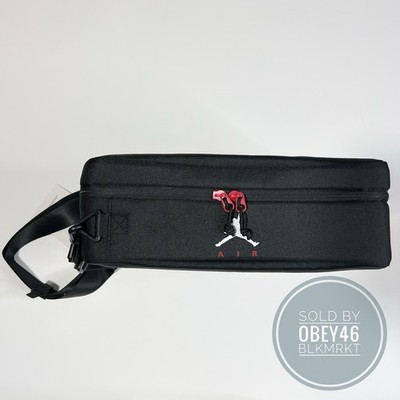 Jordan The Shoe Box Bag Shoulder Straps (13L) Black 9A0776-023 | eBay