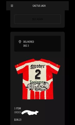 Travis Scott Cactus Jack Mexico Italy Soccer Jersey T-SHIRT Size