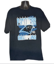 Carolina Panthers 2003 NFC Champions Super Bowl XXXVIII Shirt XL VTG Y2K