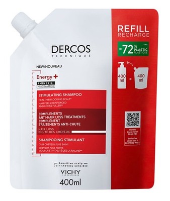Vichy Dercos Energy+ Anti-Haarausfall Behandlung Shampoo 400ml - Aminexil + Niacinamid