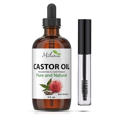 Castor Oil (2oz)  Extra Strength, Serum for Eyelashes, Eyebrows