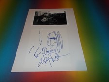 Willy Deville signed signiert Zeichnung Autogramm auf Briefkarte + Bild in pers.