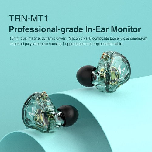 Premium Metallbau TRN MT1 HiFi 1DD Dynamic In Ear Metall Kopfhörer - Picture 2 of 17
