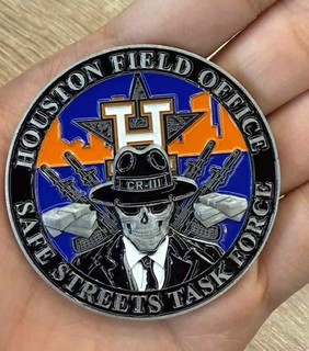 FBI Houston Texas Field Office Safe Streets Task Force challenge coin