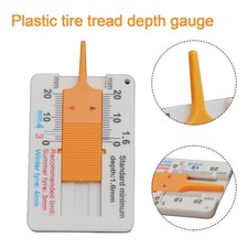 Plastic tire tread ruler 0-20MM vernier depth caliper tire tread depth ruler