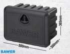Bawer storage box 500x365x300 with bracket under cabinet storage box under cabinet