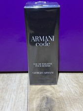 ARMANI CODE AFTERSHAVE EAU DE TOILETTE 15ML Travel Size Spray. Brand New Sealed