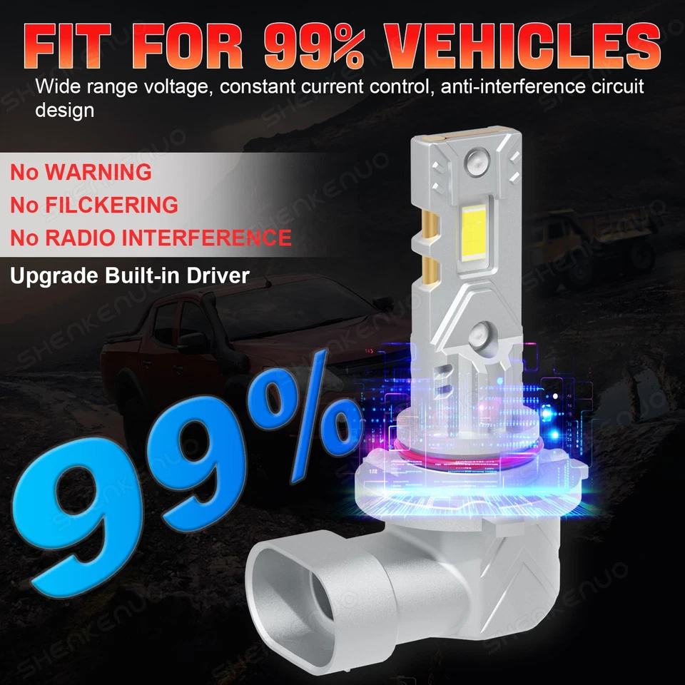 Faro LED alto bajo + bombillas antiniebla para Toyota Celica 1994-1997 1998 1999 Foto 2 de 4