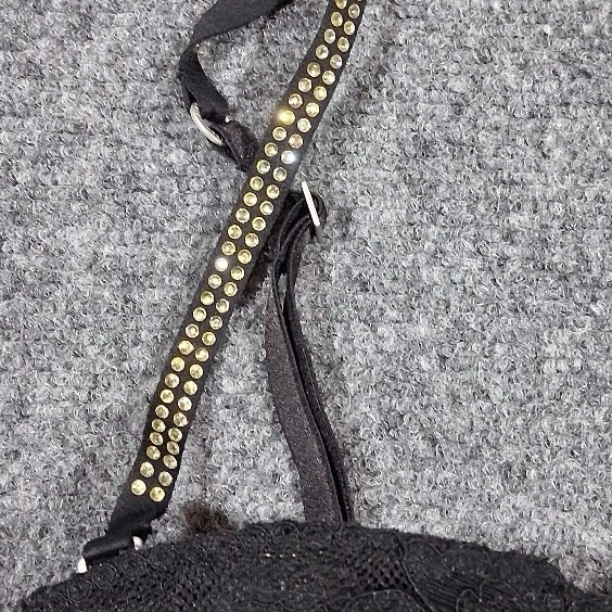 H&M Push Up Bra Black Lace Floral Underwire Padded 34B - Image 4 of 4