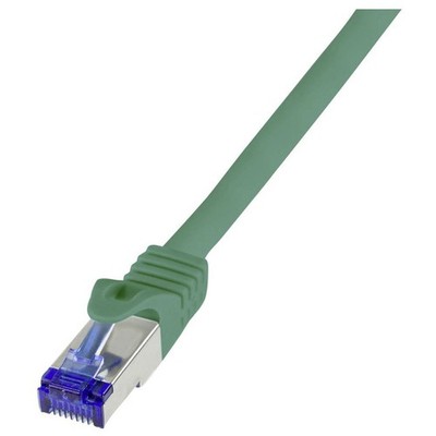 LogiLink C6A025S Green CAT 6A S/FTP 0.50M RJ45 1-1 Wired Network Cable