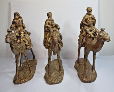 Kirkland Signature 3 Wise Men on Camels Nativity Set Retired Original Packaging
