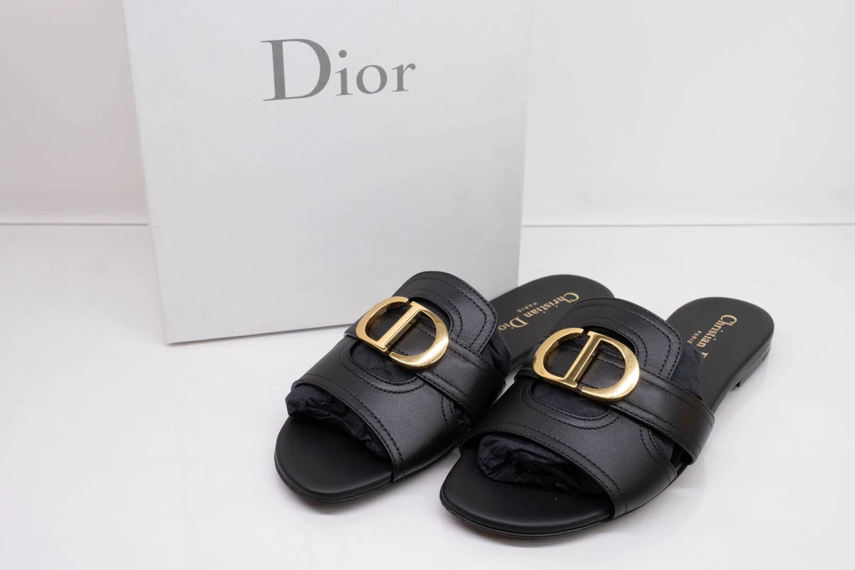 Dior Flat (Under 1 in) Solid Sandals for Women for sale | eBay