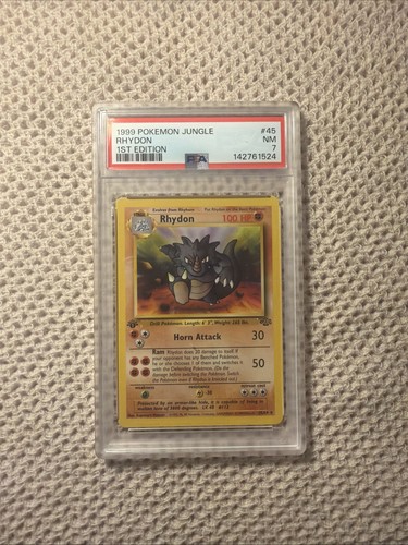 Rhydon (1st Edition) graded PSA 7 for sale on eBay