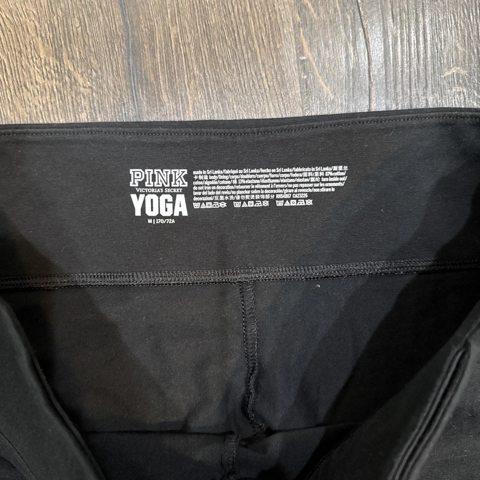 Leggings Rosa Victoria’s Secret Bling Lentejuelas Yoga Guepardo Oro Rosa Talla M Foto 2 de 4