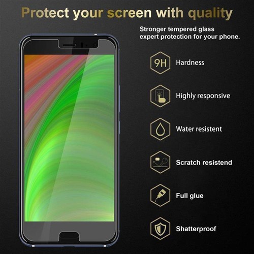 Lámina protectora para HTC OCEAN / U11 Protector Pantalla Vidrio templado - Imagen 3 de 9