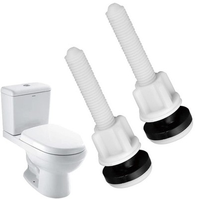 Toilet Seat Bolts Washers Rubber Thread Diameter: 10mm 2 X Plastic Practical