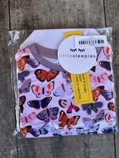 Little Sleepies Butterfly Kisses Two Piece Pajama Set 5/6