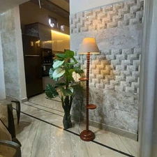 Industrial Floor Lamp Brown finish : Retro Home Decor (Shade Not Included)