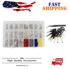 739Pcs Automotive Electrical Connector Pins Kit Terminal Removal Tool Wire Seals
