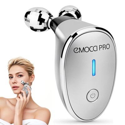 Electric Face Lift Massager DoubleChin Reducer Sculpting Tool Gua Sha Roller LED