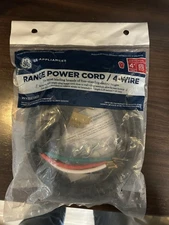 GE 4 Wire 30amp 6' Dryer Power Cord WX09X10020 New