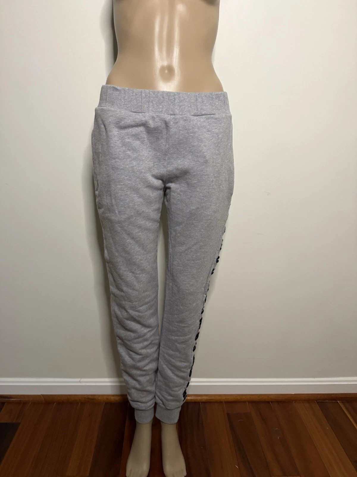 Felpa Joggers Nuova con etichette MCQ By ALEXANDER MCQUEEN Coulisse Logo Ricamo S