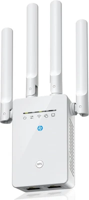 Wifi Extender Signal Booster, Long Range Internet Booster Extender for Home, Mes - Image 1 of 4