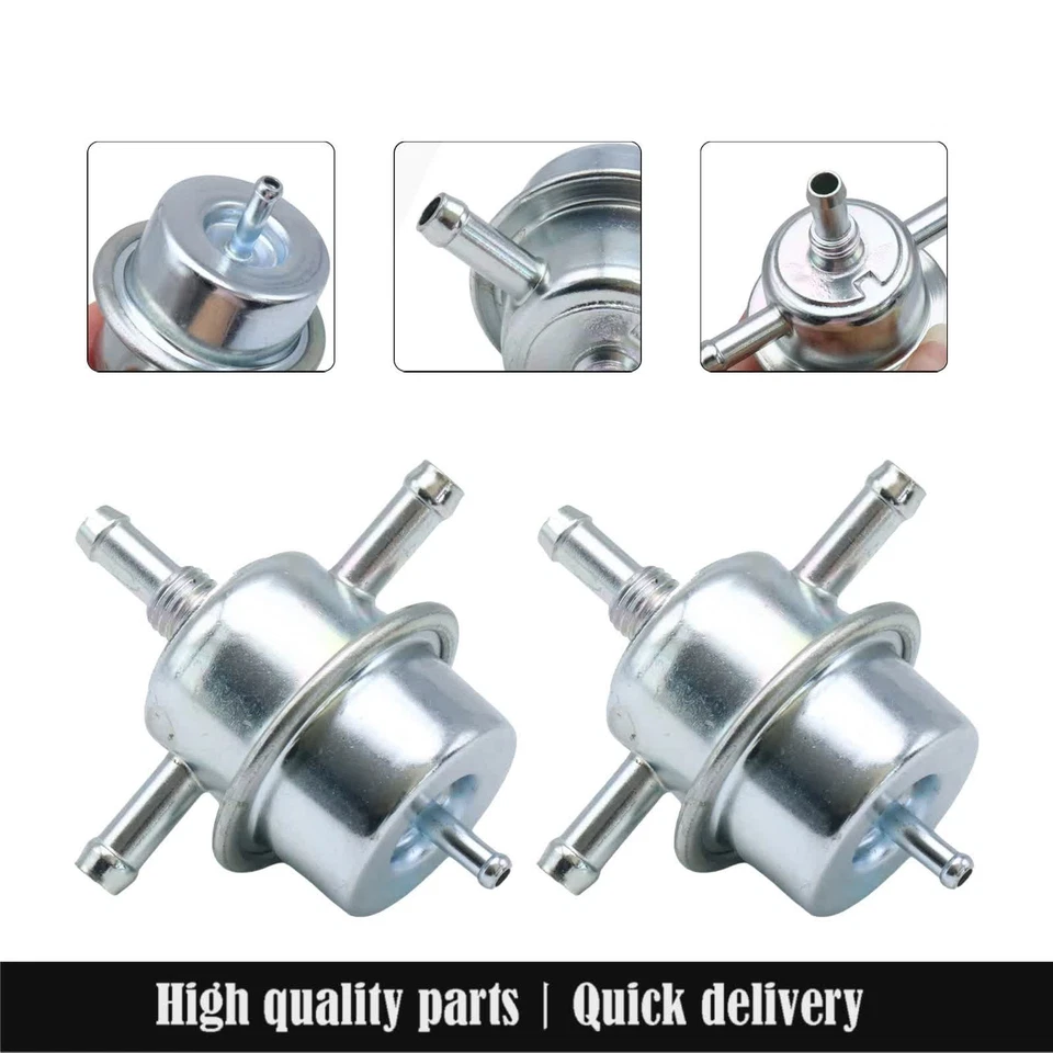 Fits Volkswagen Vanagon 1983-1985 1.9L 1986-91 2.1L 2Pcs Fuel Pressure Regulator Foto 2 de 4