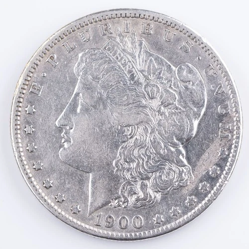 1900-S Morgan Silver Dollar AU details $1