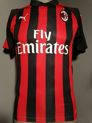 AC  Mailand    Trikot S Saison 2018 Milan FLY EMIRATES Italia ITALIEN 