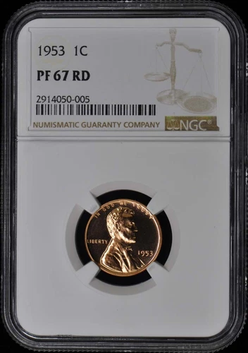 1953 Wheat Reverse Lincoln Cent (Proof) 1C NGC PR67RD